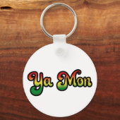 Ya Mon Jamaica Slang Funny Jamaican Phrase T - Shi Schlüsselanhänger (Vorderseite)