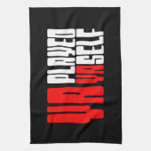 Ya Played Yaself Geschirrtuch (Vertikal)