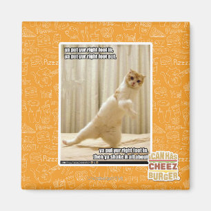 Ya setzte yur rechten Fuß herein, ya gesetzter yu Magnet