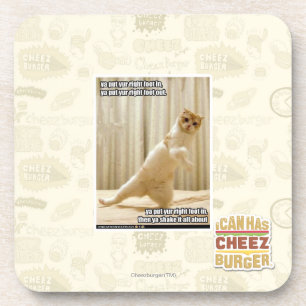 Ya setzte yur rechten Fuß herein, ya gesetzter yur Getränkeuntersetzer