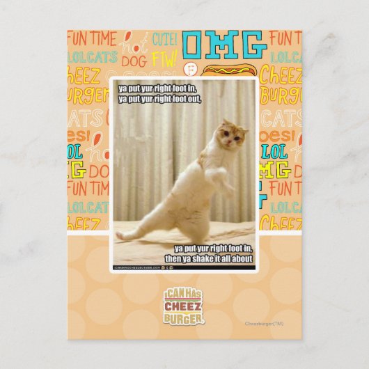 Ya setzte yur rechten Fuß herein, ya gesetzter yur Postkarte (Vorderseite)