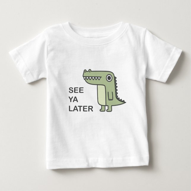 Ya Spater Alligator Baby T-shirt (Vorderseite)