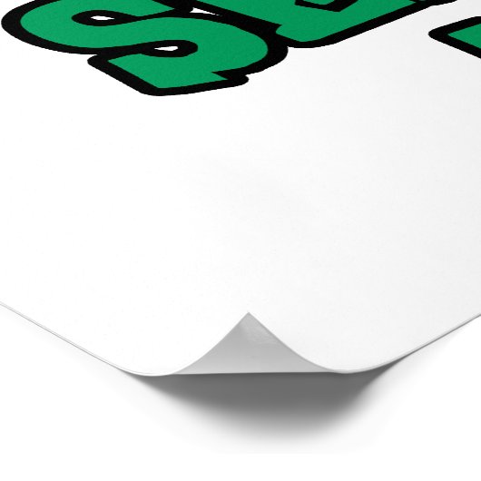 ya später Alligator sehen Poster (Ecke)