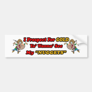 Ya wollen ' sehen meine Nuggets Autoaufkleber