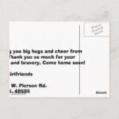 Ya-Ya Girlfirends Postkarte (Rückseite)