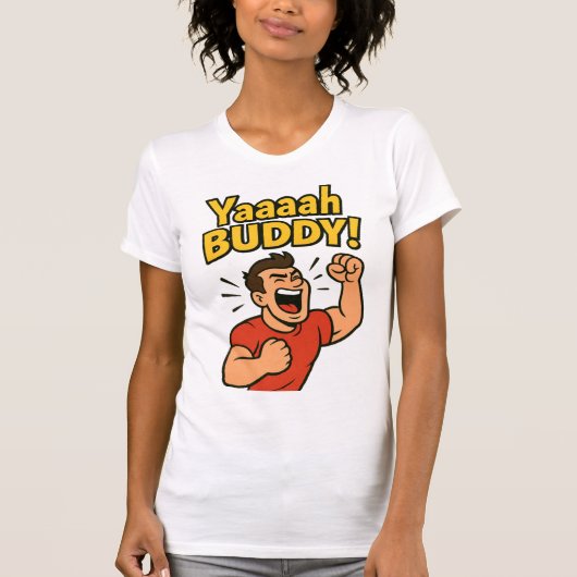 Yaaaah Buddy Power Burst T-Shirt (Vorderseite)