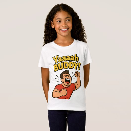 Yaaaah Buddy Power Burst T-Shirt (Vorne ganz)