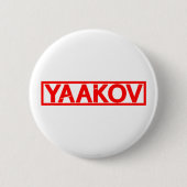 Yaakov Briefmarke Button (Vorderseite)