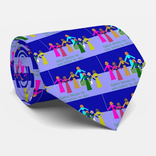 Yaakov segnet seine Krawatte der Söhne (VaY'Chi) (Gerollt)