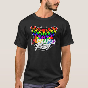 Yaascar Racing LGBT Gay Rainbow Lesbian Prix for T-Shirt