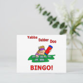 Yabba Dabber Doo - BINGO Postkarte (Stehend Vorderseite)
