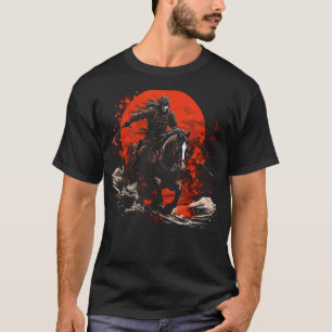 Yabusame Reitsport Bogenschießen Samurai Krieger J T-Shirt
