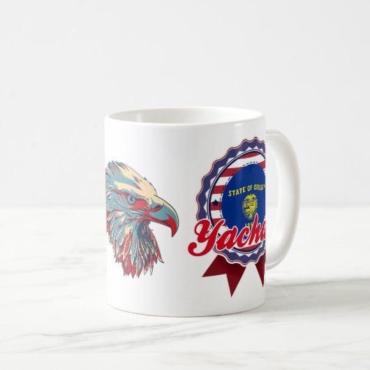 Yachats ODER Kaffeetasse (VorderseiteRechts)