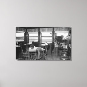 Yachats, Seeansicht-Gasthaus Photograp Oregons Leinwanddruck