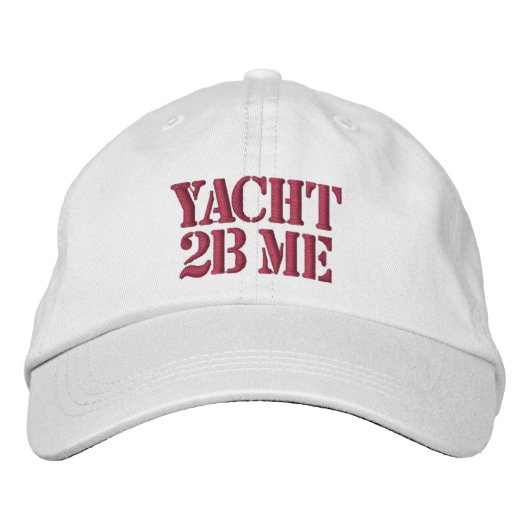 Yacht 2B Me™™-Headstrong Bestickte Kappe (Vorderseite)