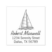 Yacht-Adresse 8 Permastempel (Design)