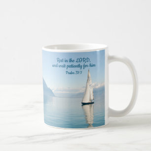 Yacht auf Calm Waters Kaffeetasse