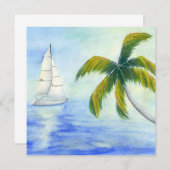 Yacht auf dem Meer Palma (Vorne/Hinten)