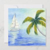 Yacht auf dem Meer Palma (Vorderseite)