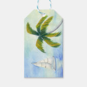 Yacht auf dem Meer Palma Geschenkanhänger (Vorderseite)