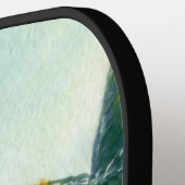 Yacht auf dem Meer Palma Pickleball Schläger (Linke Seite)