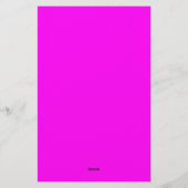 Yacht auf rosa Notepad Briefpapier (Rückseite)