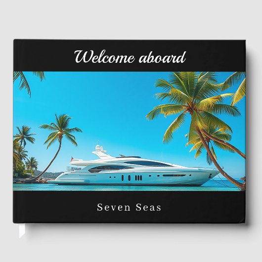Yacht "Black Foto" Gästebuch (Vorderseite)