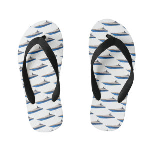 Yacht-Cartoon Kinderbadesandalen