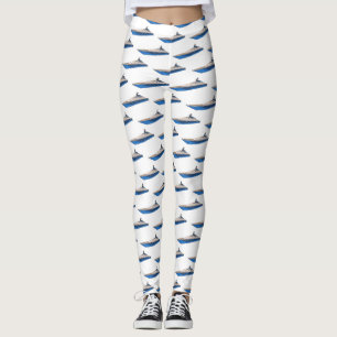 Yacht-Cartoon Leggings