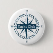 Yacht Club Abzeichen Button (Vorderseite)