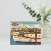 Yacht Club, Beach Haven, New Jersey Postkarte (Stehend Vorderseite)