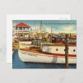 Yacht Club, Beach Haven, New Jersey Postkarte (Vorne/Hinten)