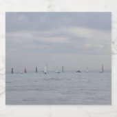 Yacht club bierflaschenetikett (Einzelnes Label)