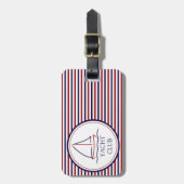 Yacht Club Gepäckanhänger (Vorderseite vertikal)