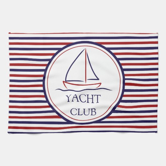 Yacht Club Geschirrtuch (Horizontal)