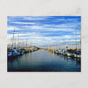 Yacht Club, Hafen Auckland, North Island Postkarte
