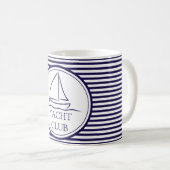 Yacht Club Kaffeetasse (VorderseiteRechts)