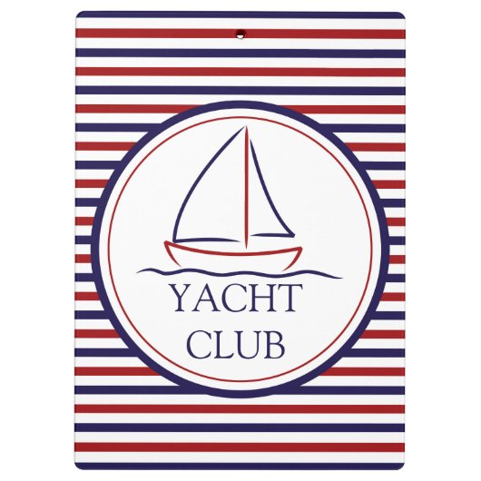 Yacht Club Klemmbrett (Rückseite)