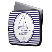 Yacht Club Laptopschutzhülle (Vorderseite Links)