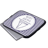 Yacht Club Laptopschutzhülle (Vorne Knopf)