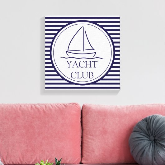 Yacht Club Leinwanddruck (Insitu (Wohnzimmer))