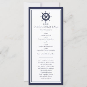 Yacht-Club-Menü Nautilus Navyblau Programm 