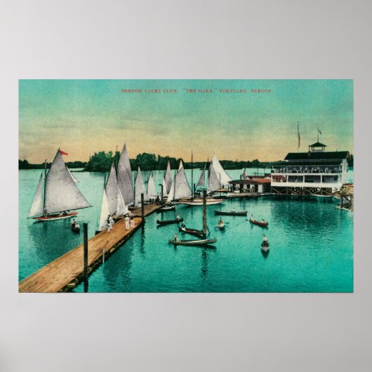 Yacht Club Oregon Poster (Vorne)
