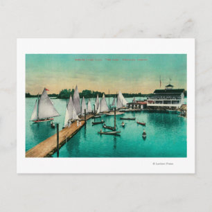 Yacht Club Oregon Postkarte