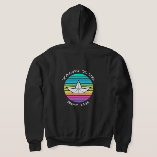 Yacht Club Paper Boat Hoodie (AblageHinten)