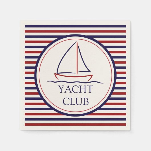 Yacht Club Serviette (Vorderseite)