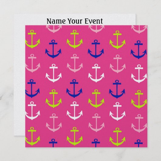 Yacht Club - SRF Einladung (Vorne/Hinten)