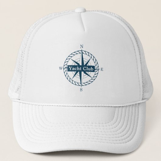 Yacht Club Trucker Hat Truckerkappe (Vorderseite)