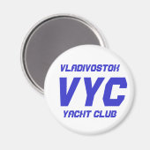 Yacht Club Vladivostok Magnet (Vorderseite/Rückseite)