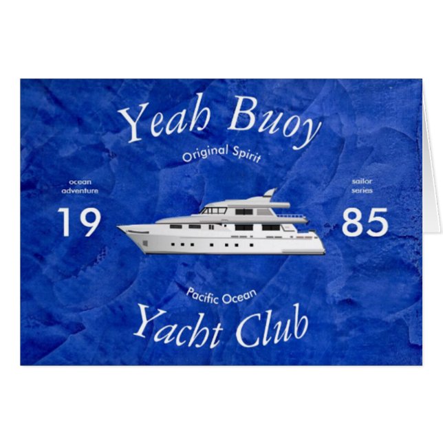 Yacht Club Yeah Buoy (Vorderseite (Horizontal))